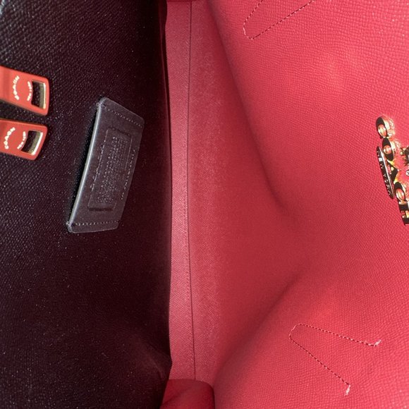 COACH Tatum Carryall Tote/ Zip Wallet Signature Canvas & Leather Brown Black NWT - Picture 6 of 14